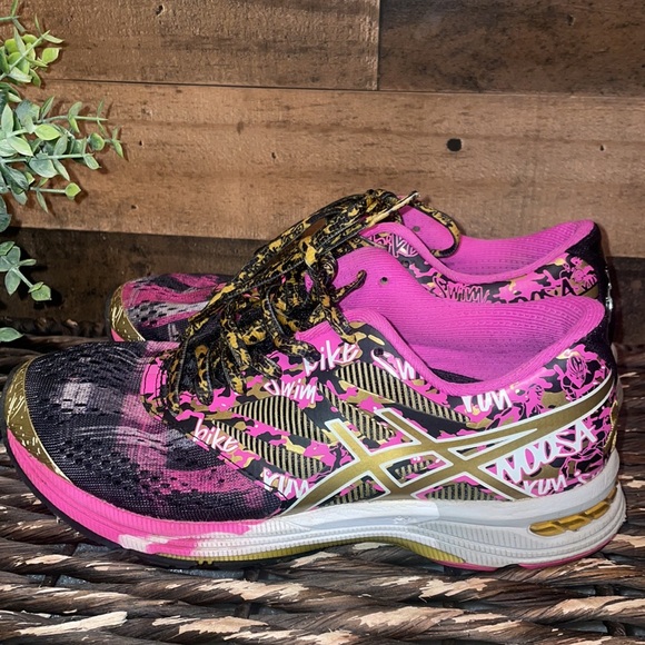 ASICS GEL-Noosa Tri 10 Gold Ribbon Running Shoes, Size 6 T5M9N - Picture 5 of 13